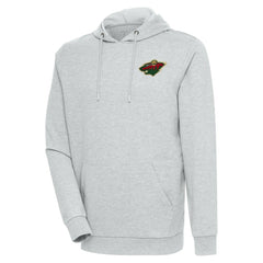 NHL Minnesota Wild Antigua Action Chenille Pullover Hoodie