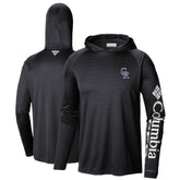 Black Colorado Rockies Columbia Terminal Tackle Long Sleeve Hoodie T-Shirt
