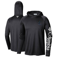 Black Miami Marlins Columbia Terminal Tackle Long Sleeve Hoodie T-Shirt