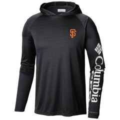 Black San Francisco Giants Columbia Terminal Tackle Long Sleeve Hoodie T-Shirt