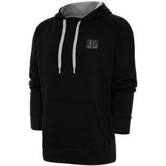 Antigua Tonal Logo Victory Pullover Hoodie - Cincinnati Bengals Hoodies