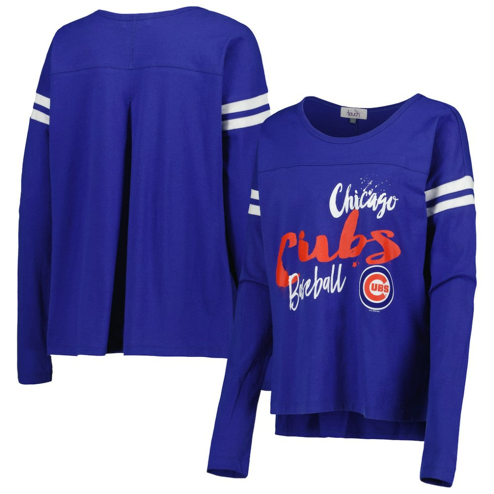 Royal Chicago Cubs Touch Women's Free Agent Long Sleeve T-Shirt