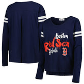 Navy Boston Red Sox Touch Women's Free Agent Long Sleeve T-Shirt