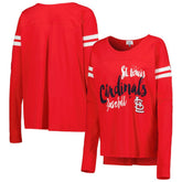 Red St. Louis Cardinals Touch Women's Free Agent Long Sleeve T-Shirt