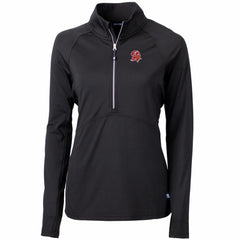 Cutter & Buck Women's Throwback Logo Adapt Eco Knit Stretch Recycled Half-Zip Pullover Top - Tampa Bay Buccaneers Pullover
