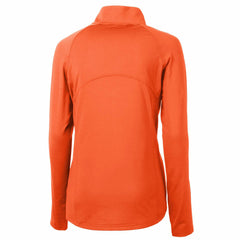 Cutter & Buck Women's Throwback Logo Adapt Eco Knit Stretch Recycled Half-Zip Pullover Top - Tampa Bay Buccaneers Pullover
