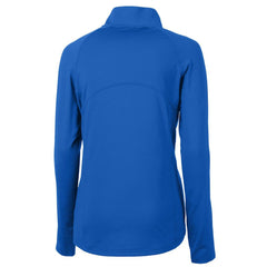 Cutter & Buck Women's Throwback Logo Adapt Eco Knit Stretch Recycled Half-Zip Pullover Top - Seattle Seahawks Pullover