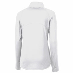 Cutter & Buck Women's Throwback Logo Adapt Eco Knit Stretch Recycled Half-Zip Pullover Top - Detroit Lions Pullover