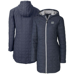 Cutter & Buck Women's Throwback Logo Rainier Primaloft Eco Full-Zip Hoodie Long Coat - New York Giants Hoodies