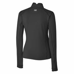 Cutter & Buck Women's Throwback Logo Traverse Stretch Quarter-Zip Pullover Top - Detroit Lions Pullover