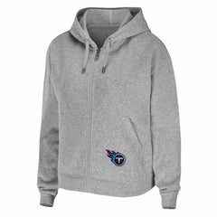 WEAR by Erin Andrews Women's Team Full-Zip Hoodie - Tennessee Titans Hoodies