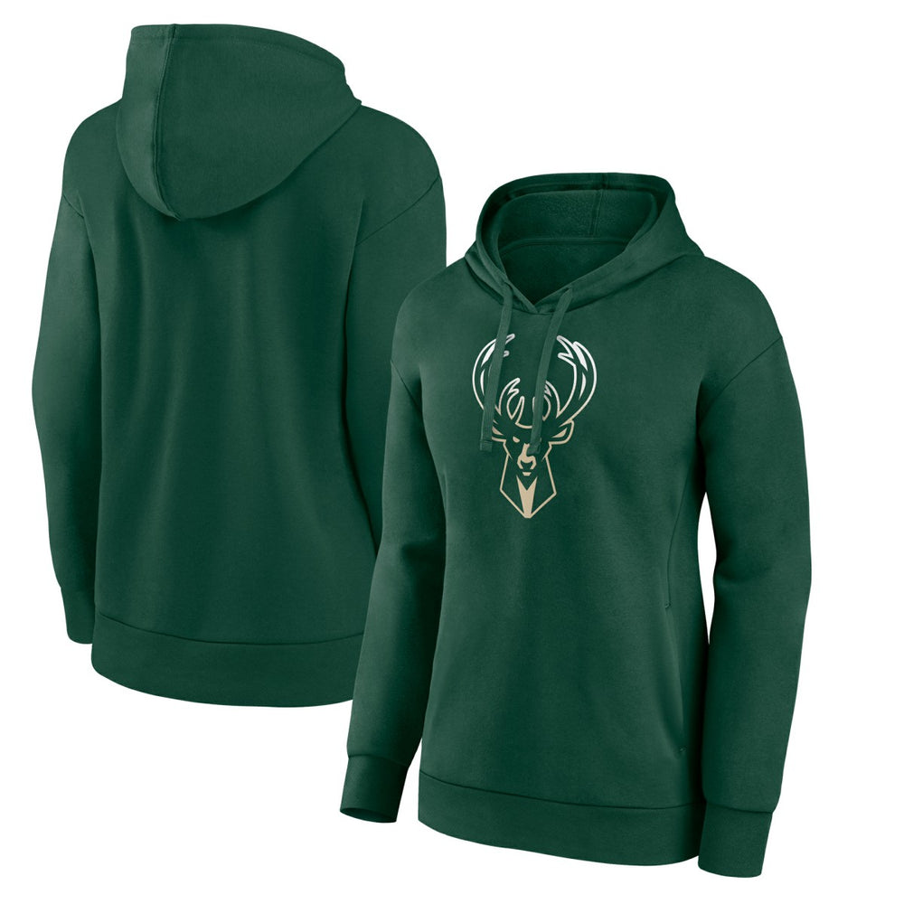 Milwaukee Bucks Women's Gradient Logo Pullover Hoodie