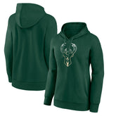 Milwaukee Bucks Women's Gradient Logo Pullover Hoodie