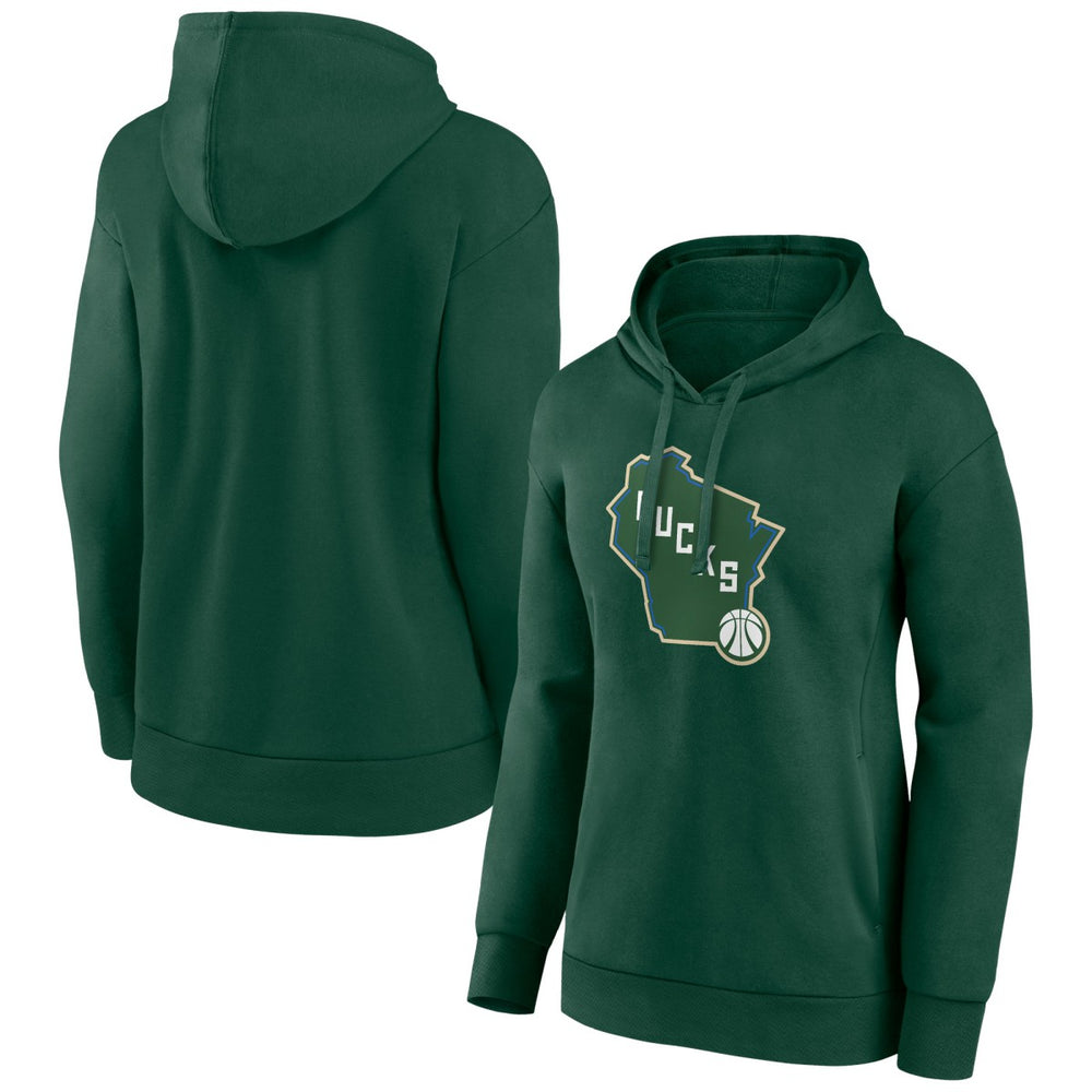 Milwaukee Bucks Women's Alternate Logo Pullover Hoodie