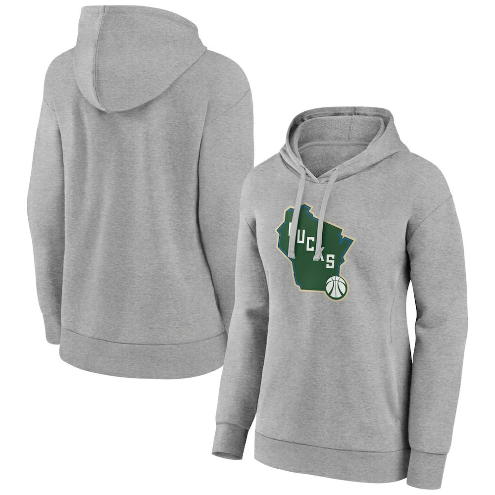 Milwaukee Bucks Women's Alternate Logo Pullover Hoodie