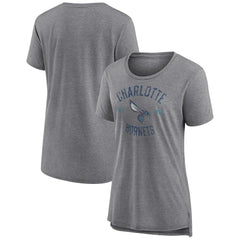 Charlotte Hornets Women's Heritage Tri-Blend T-Shirt