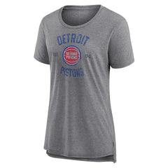 Detroit Pistons Women's Heritage Tri-Blend T-Shirt sale