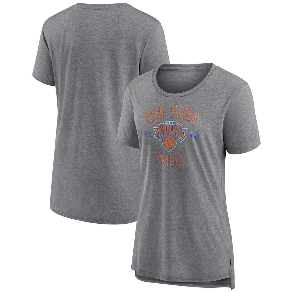 New York Knicks Women's Heritage Tri-Blend T-Shirt