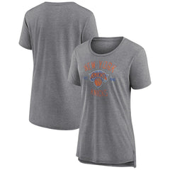 New York Knicks Women's Heritage Tri-Blend T-Shirt