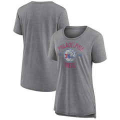 Philadelphia 76ers Women's Heritage Tri-Blend T-Shirt