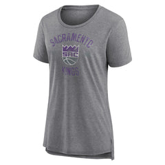 Sacramento Kings Women's Heritage Tri-Blend T-Shirt
