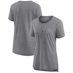San Antonio Spurs Women's Heritage Tri-Blend T-Shirt