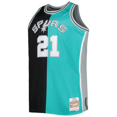 Mitchell & Ness Tim Duncan San Antonio Spurs Big & Tall Hardwood Classics 1998/99 Split Swingman Jersey