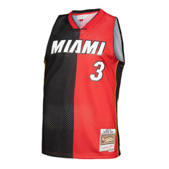 Mitchell & Ness Dwyane Wade Miami Heat Big & Tall Hardwood Classics 2005/06 Split Swingman Jersey