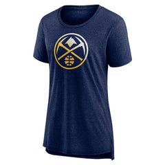 Denver Nuggets Women's Gradient Logo Tri-Blend T-Shirt sale