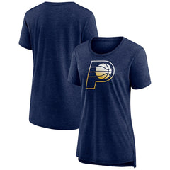 Indiana Pacers Women's Gradient Logo Tri-Blend T-Shirt
