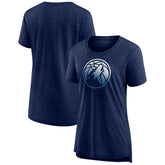 Minnesota Timberwolves Women's Gradient Logo Tri-Blend T-Shirt