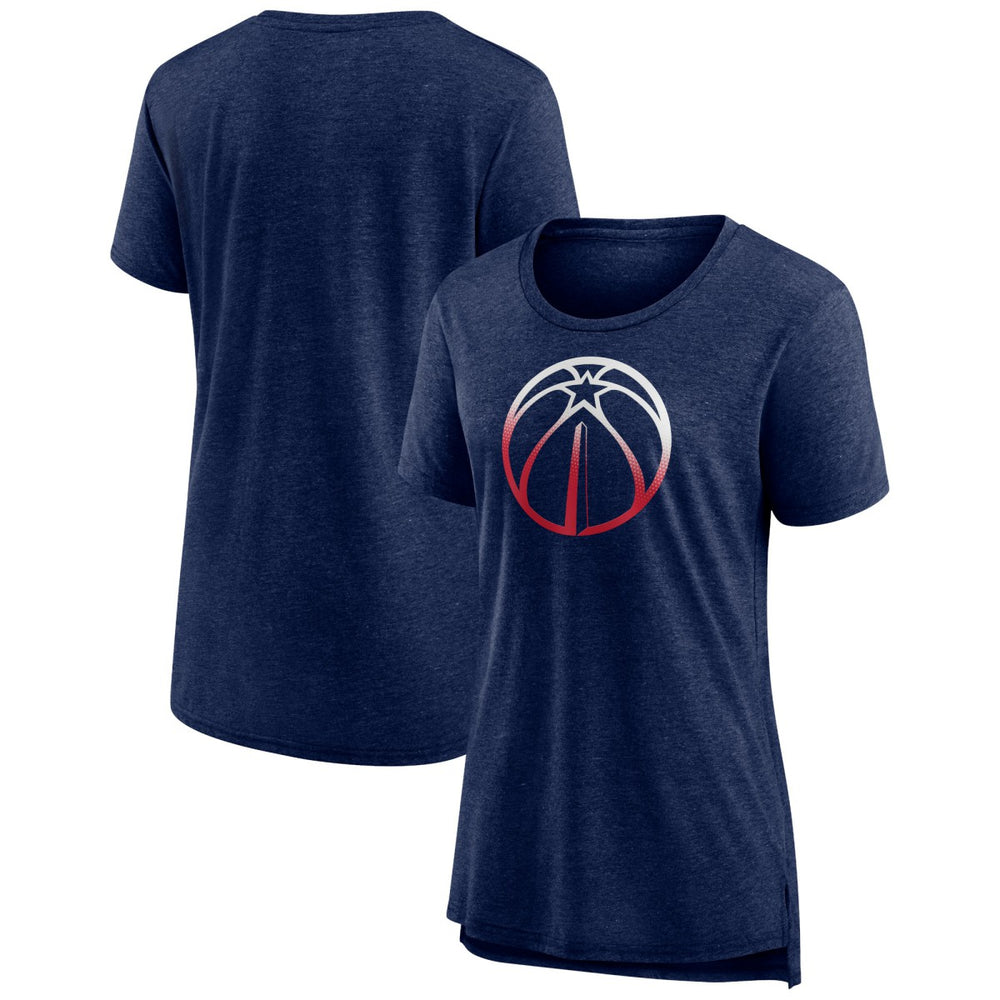 Washington Wizards Women's Gradient Logo Tri-Blend T-Shirt