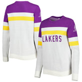 Los Angeles Lakers Lusso Women's Dominique Pullover Sweater