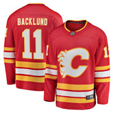 NHL Mikael Backlund Calgary Flames Fanatics Home Breakaway Player Jersey