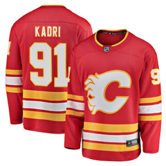 NHL Nazem Kadri Calgary Flames Fanatics Home Breakaway Player Jersey