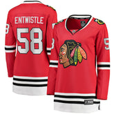 NHL MacKenzie Entwistle Chicago Blackhawks Fanatics Women's Home Breakaway Player Jersey