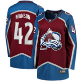 NHL Josh Manson Colorado Avalanche Fanatics Women's Home Breakaway Player Jersey