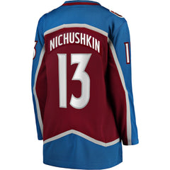 NHL Valeri Nichushkin Colorado Avalanche Fanatics Women's Home Breakaway Player Jersey