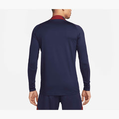 Paris Saint-Germain 2023/24 Strike Drill Performance Raglan Quarter-Zip Long Sleeve Top