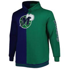 Mitchell & Ness Dallas Mavericks Hardwood Classics Big & Tall Hardwood Classics Split Pullover Hoodie sale