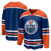 NHL Edmonton Oilers Fanatics Home Breakaway Blank Jersey