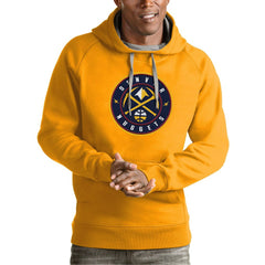 Denver Nuggets Antigua Team Logo Victory Pullover Hoodie sale
