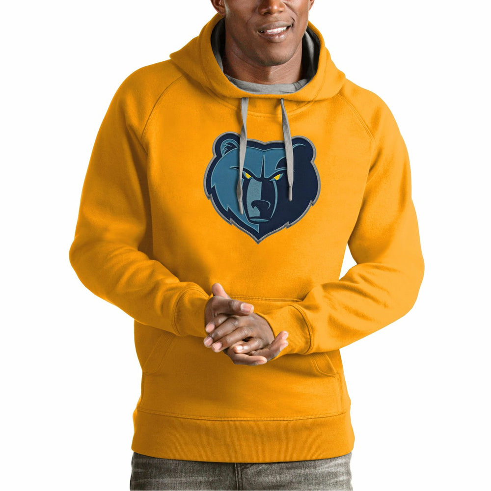 Memphis Grizzlies Antigua Team Logo Victory Pullover Hoodie