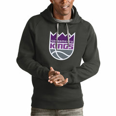 Sacramento Kings Antigua Team Logo Victory Pullover Hoodie