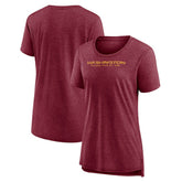 Women's Throwback Team Logo Tri-Blend T-Shirt - Washington Commanders T-shirts