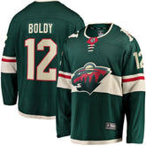 NHL Matthew Boldy Minnesota Wild Fanatics Home Breakaway Player Jersey