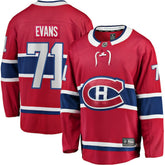 NHL Jake Evans Montreal Canadiens Fanatics Home Breakaway Player Jersey