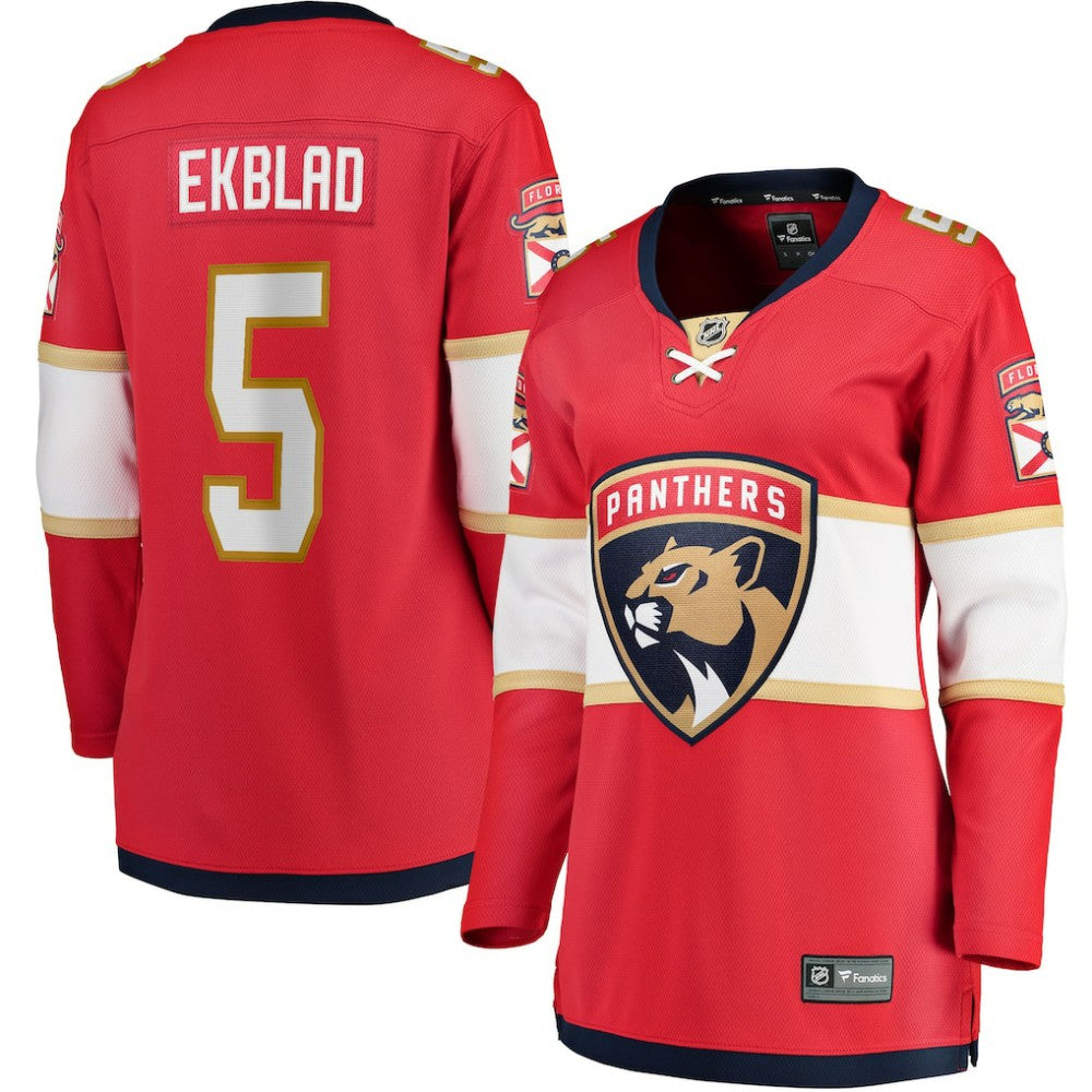 NHL Aaron Ekblad Florida Panthers Fanatics Women's Home Team Breakaway Player Jersey