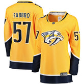 NHL Dante Fabbro Nashville Predators Fanatics Women's Home Breakaway Player Jersey