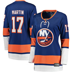 NHL Matt Martin New York Islanders Fanatics Women's Home Team Breakaway Player Jersey